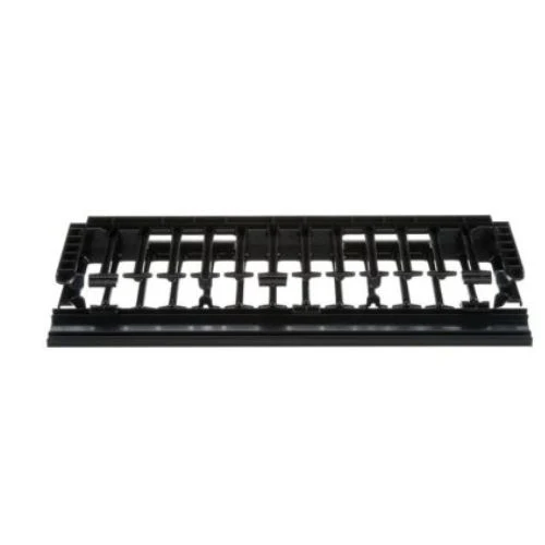 High Capacity Horizontal Unique Sided Cable Manager Black NMF1
