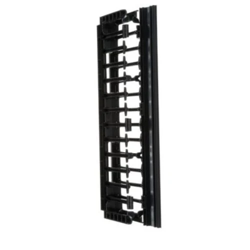 High Capacity Horizontal Unique Sided Cable Manager Black NMF1