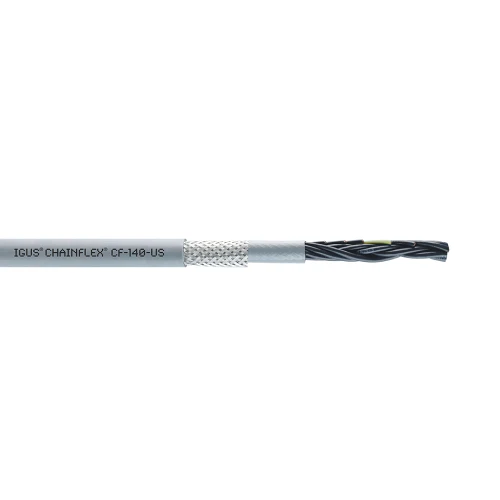 Igus CF140US-05-04 20 AWG 4C Stranded Bare Copper Shielded TC Braid VINYLE 600V Chainflex CF140US Control Cable