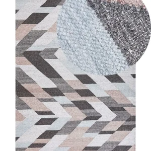 Jute Area Rug 140 x 200 cm Multicolour NAKKAS