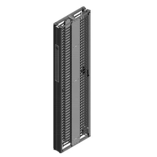 Motive Double-Sided Glacier Blanc pur Vertical Cable Manager 96"H x 10"W x 23.6"D CPI 32622-E15