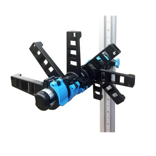 Motive Double-Sided Glacier Blanc pur Vertical Cable Manager 96"H x 10"W x 23.6"D CPI 32622-E15