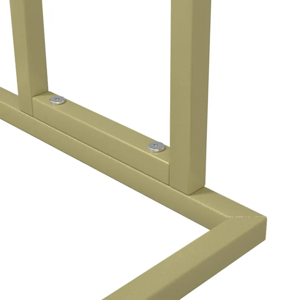 Porte-serviettes sur pied 48 x 24 x 78,5 cm fer doré 02_0005504