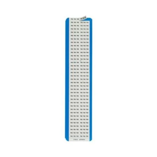 Pre Imprimé Vinyl Cloth Wire Identification Marker White PCM-2 (Pack 25)
