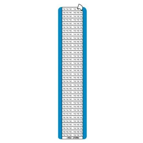 Pre Imprimé Vinyl Cloth Wire Identification Marker White PCM-26 (Pack 25)