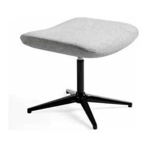 Repose-pieds pivotant tissu et pieds acier Nolany-Couleur DUO 54