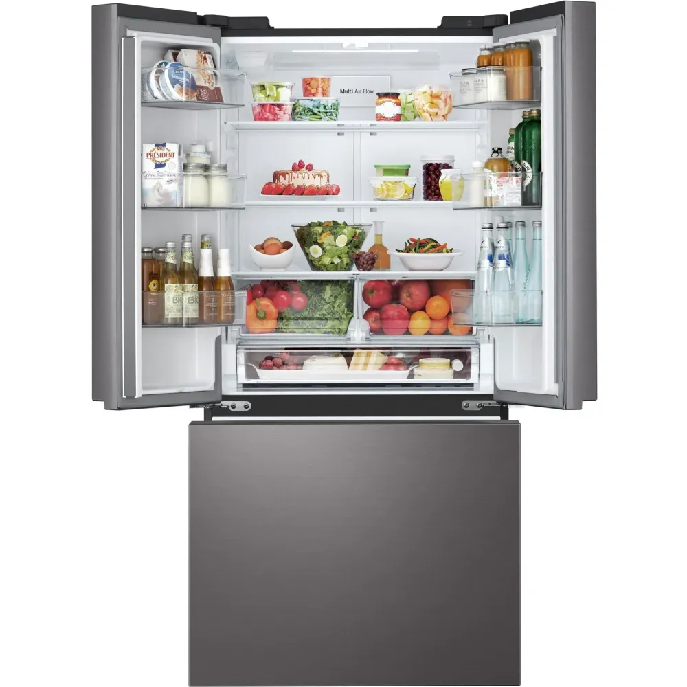 LG Réfrigérateur trois portes avec porte à deux battants de 33 pouces et 25,1 pi cu LF25S6200D