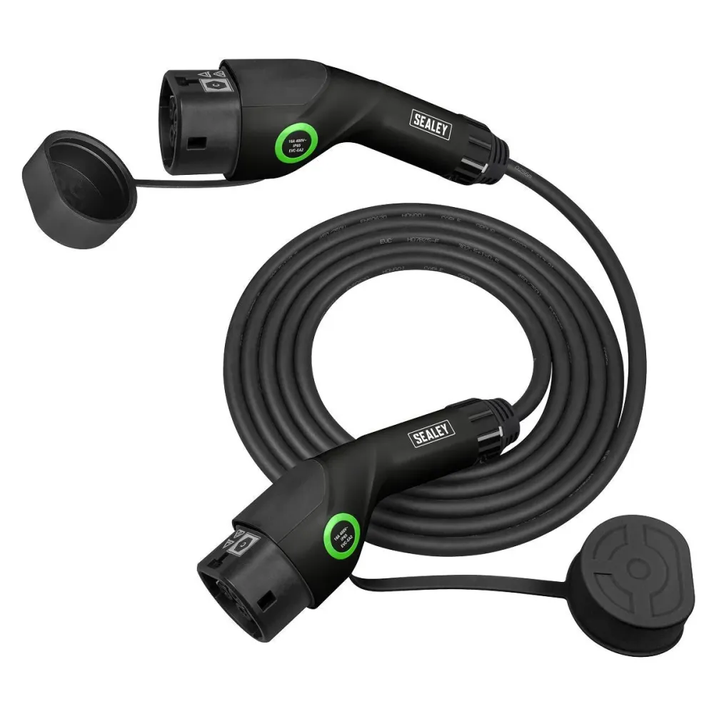 Sealey EVCC2211KW 5m Type 2 to Type 2 EV Charging Cable 16A/3Ph