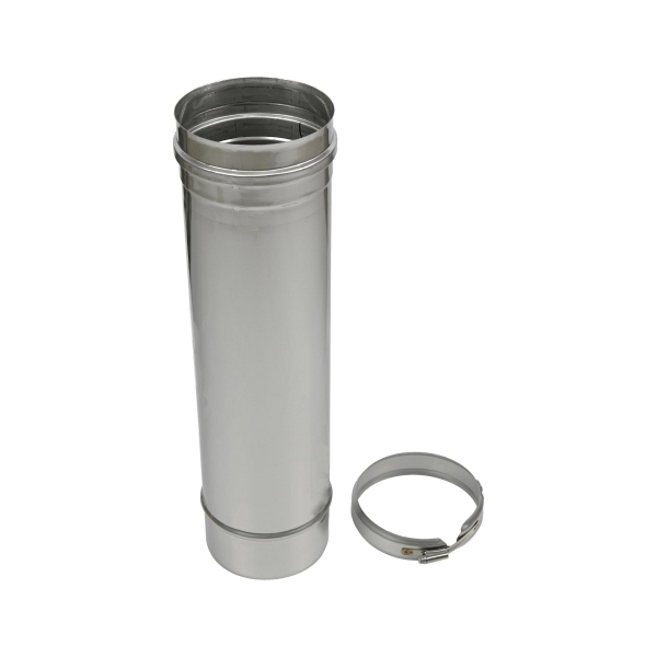 Section de conduit de fumée Solarbayer VA 200 - 500 mm avec bande de serrage 530022200 commander à bas prix