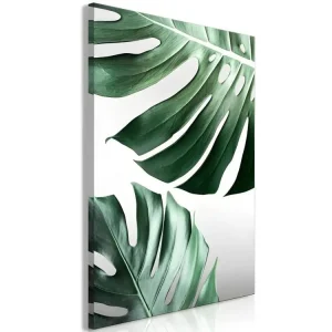 Tableau Monstera Leaves (1 Part) Vertical : Taille - 40 x 60 cm