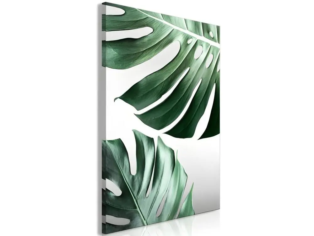 Tableau Monstera Leaves (1 Part) Vertical : Taille - 40 x 60 cm