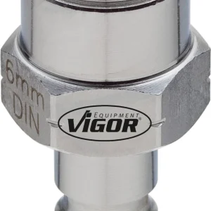 VIGOR pièce de pression DIN/SAE 6 pièce de pression 6 mm diamètre DIN (min-max) : 6 paquet de 10 V2555 commander à bas prix