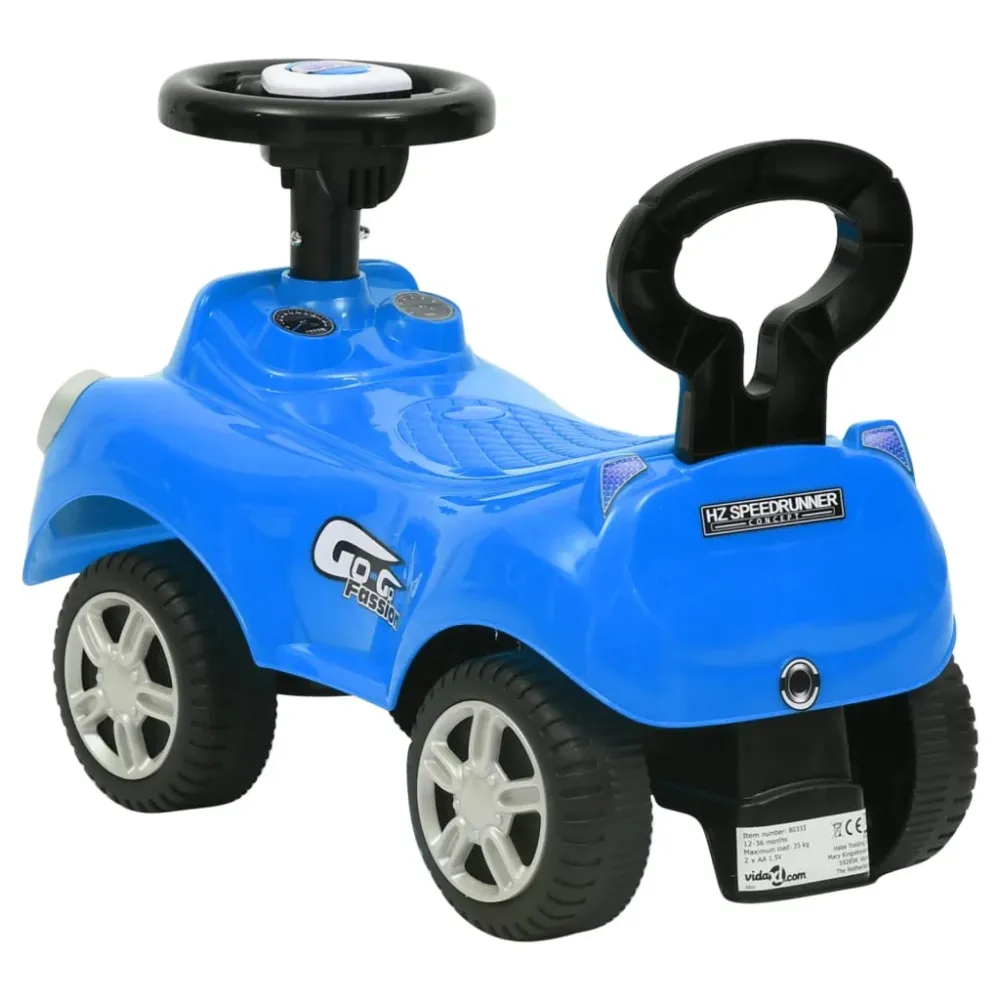 Voiture à pédales bleu 02_0005278