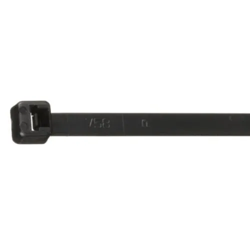 Weather Resistant Régulier Cross Section Cable Tie Black PLT1S-C0 (Pack 100)