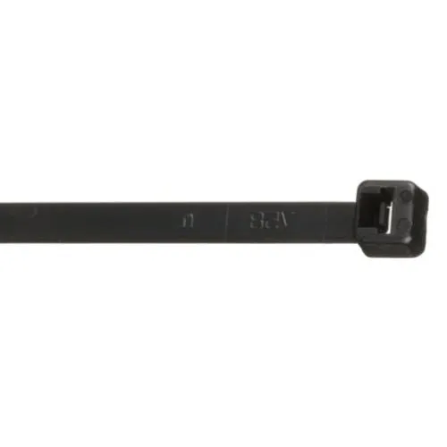 Weather Resistant Régulier Cross Section Cable Tie Black PLT1S-C0 (Pack 100)