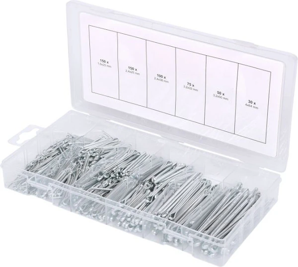 Gamme KS Tools de goupilles fendues 1 6x25 4mm-40x635mm 555 pièces 970.0080 acquérir à bas prix