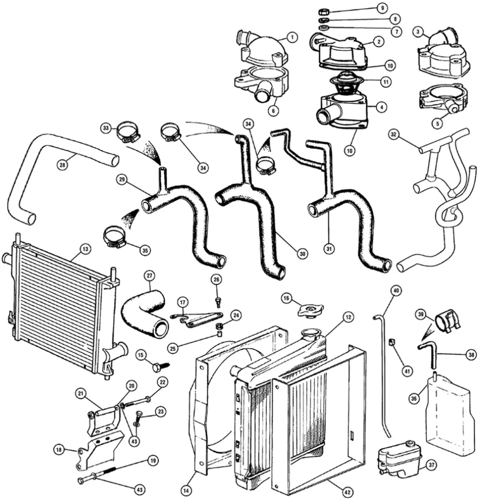 RADIATOR MINI & COOPER, PRE 1991
