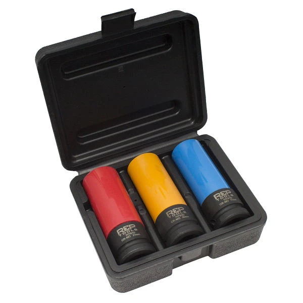 RepTools Boulons de roue 1/2" Inserts d'écrous de roue pour jantes en aluminium 17 19 21 mm XXL-117910 c...