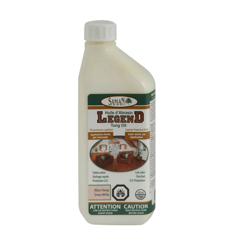 Haute Performance Huile protectrice d'Abrasin Blanc Neige, 500 ml