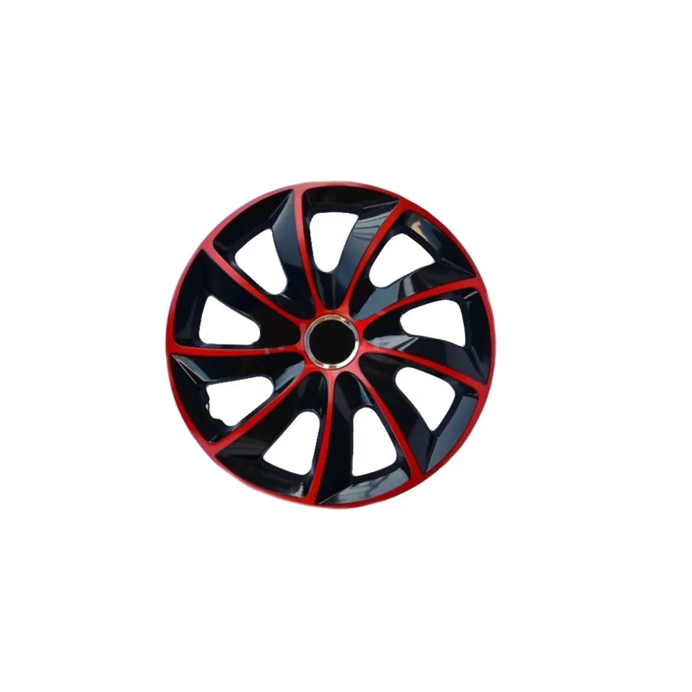 Enjoliveurs de roue - set entier de 4 pièces - NRM Stig Extra - rouge et noir - 16" pouces