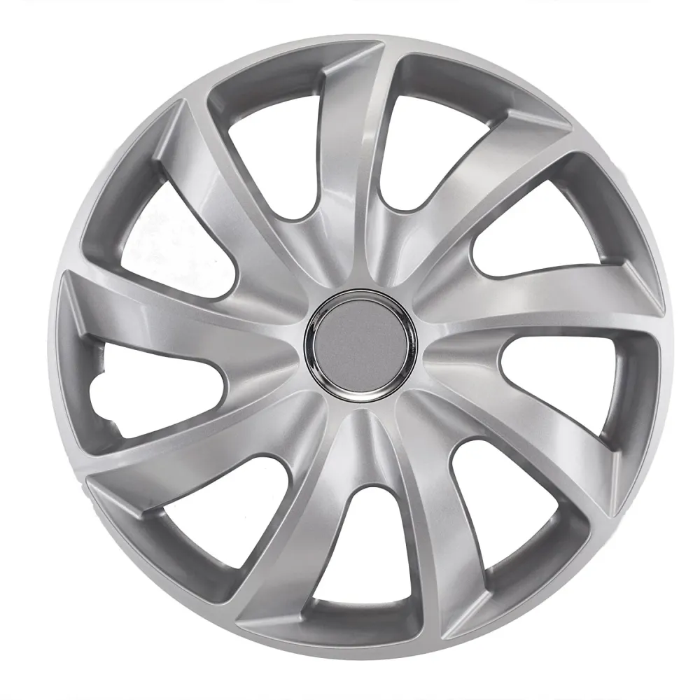 NRM 14" Enjoliveurs de roues Cache-moyeux 4 pieces Set Car Universal ABS Tenace avec vis de sécurité