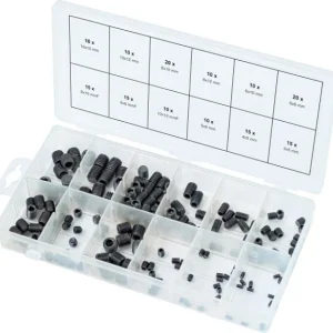 Gamme de vis sans tête KS Tools métriques 160 pièces 970.0400 se fournir à bas prix
