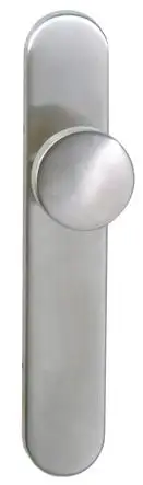 Certifié ECE Ensemble sur plaque inox L 56 bouton tournant