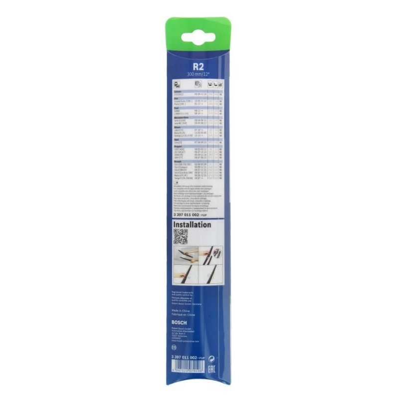 Essuie-glace arrière BOSCH 3397011002 300 mm plat Résistant au Gel