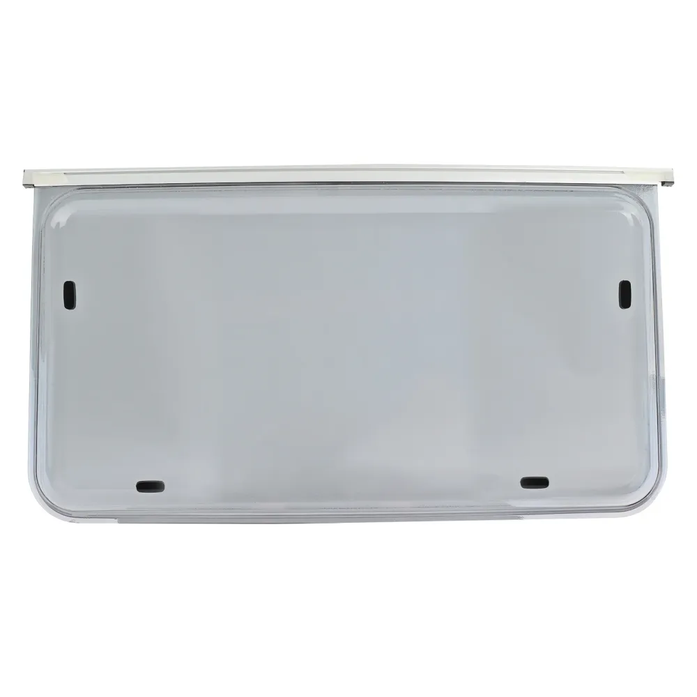Wohnwagen Seitenfenster 145x65cm | Kederbefestigung | inkl Aussteller | Anthraz. avec fixation universelle