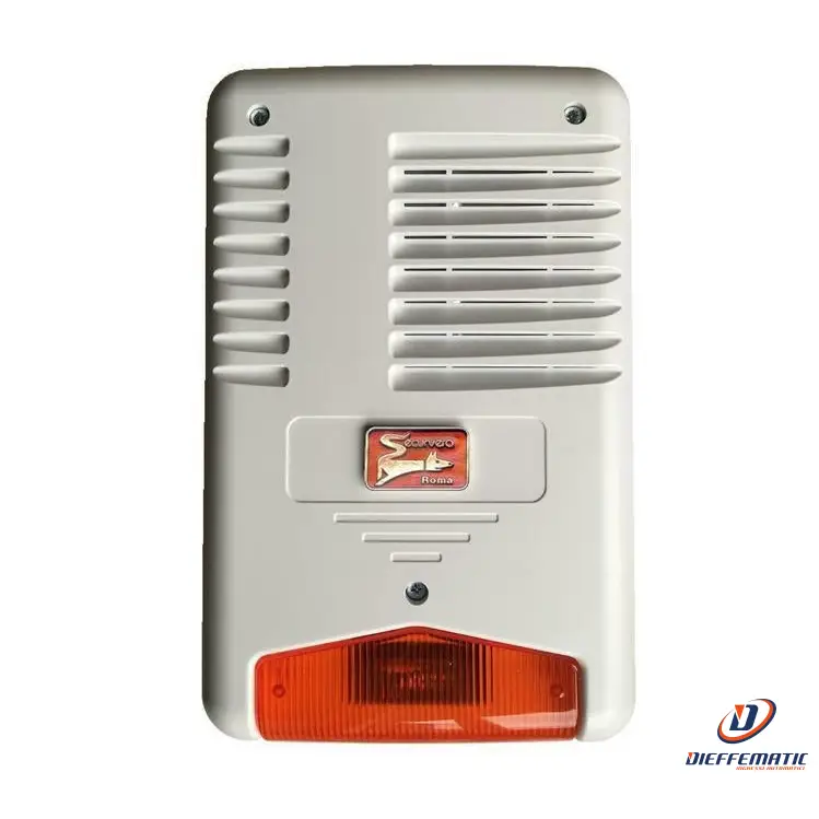 Sirena Lampeggiante Esterna Universale Filo Led Stato Securvera Sv-Splsflpaia en jaune ambré