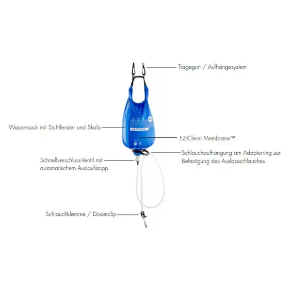 KATADYN filtre à eau KATADYN BEFREE GRAVITY 6 litres pour usage intensif