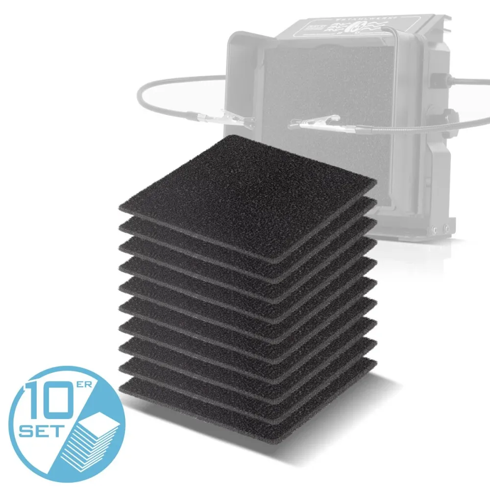 Filtre de carbone activé en acier 10 set pour extraction du train Fe-27 ST Filtre de remplacement | Filtre à air | Filtre...