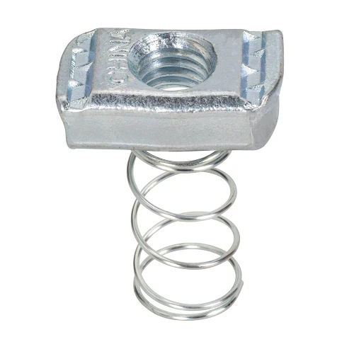 1/2"–13 Rod Spring Nut and B Channel SPRA0050EGTZ (Pack 100)