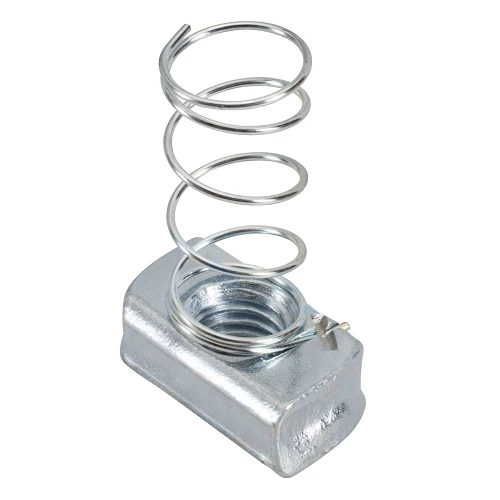 1/2"–13 Rod Spring Nut and B Channel SPRA0050EGTZ (Pack 100)