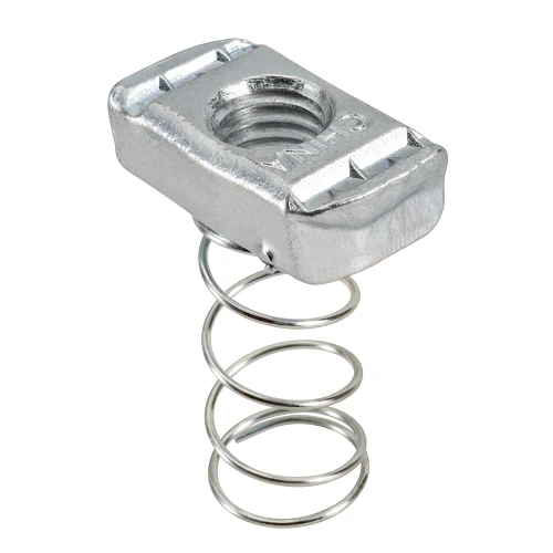 1/2"–13 Rod Spring Nut and B Channel SPRA0050EGTZ (Pack 100)