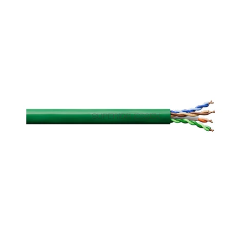 23 AWG 4 Pair NextGain Cat 6eX Solid Effet cuivre Plenum Cable Black 54-246-EB 1000 ft BrakeBox