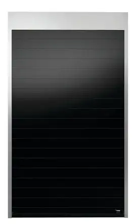 Certifié CE pour Flottes Rideau vetro-line C-BOX Aisé fit Verre noir brillant