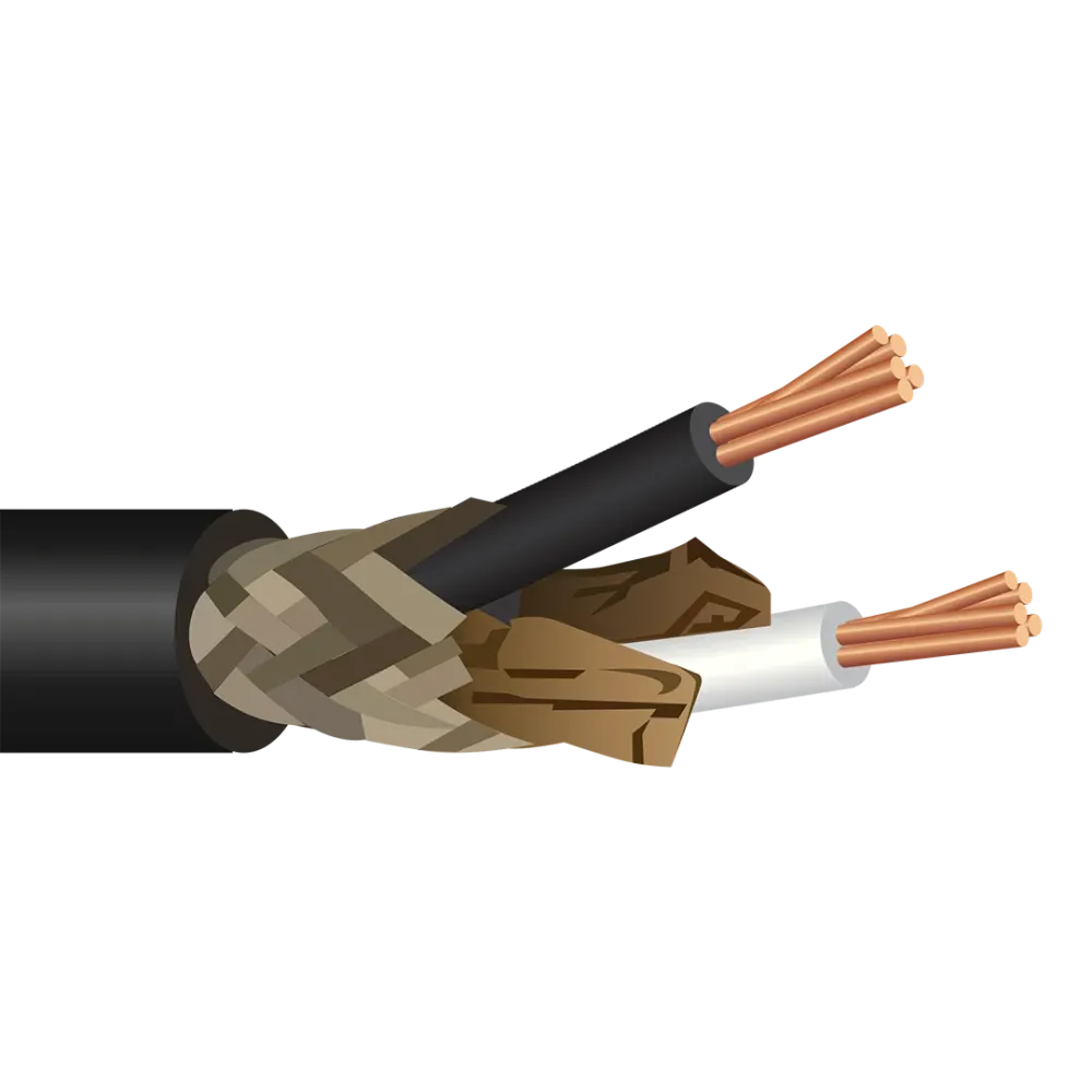 Shipboard Cable LSTNW-14 9 AWG 3 Conductor Non-Watertight MIL-C 24643 avec boîtier IP67