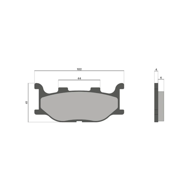 Plaquettes de frein avant Malossi TMAX 500 (01-03)