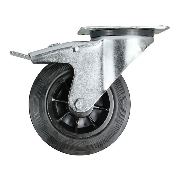 Roulette pivotante ADB avec frein Ø 160 mm capacité de charge jusqu'à 70 kg 21336 obtenir à bas prix