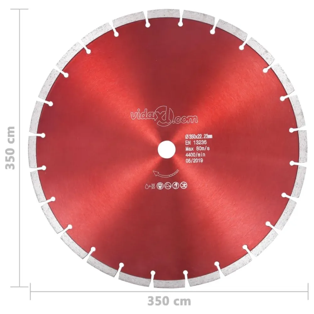Disque de coupe diamanté acier 350 mm 02_0003714