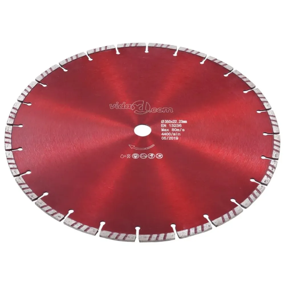 Disque de coupe diamanté avec turbo acier 350 mm 02_0003725