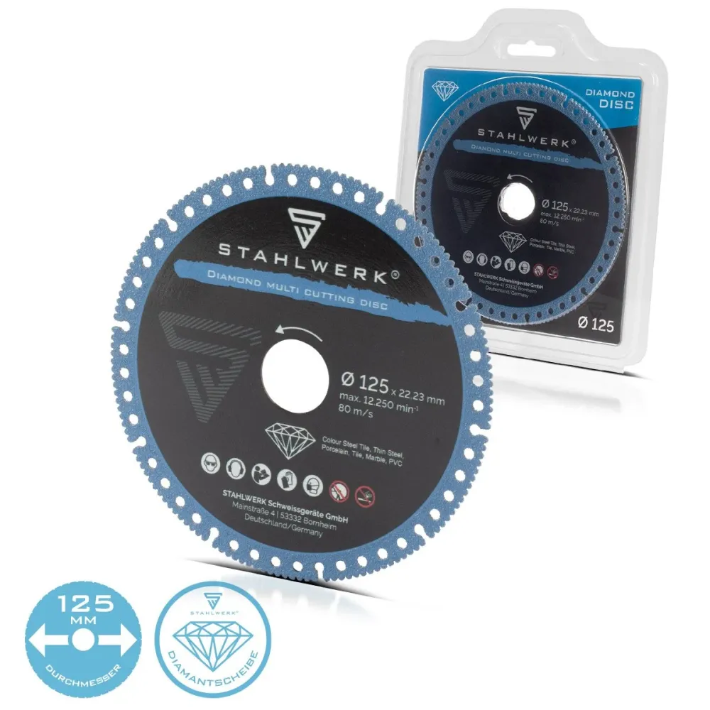 Disque de séparation diamant en acier 55 x 22,23 mm | Acier, porcelaine, marbre, VINYLE | Haute précision de coupe et long...