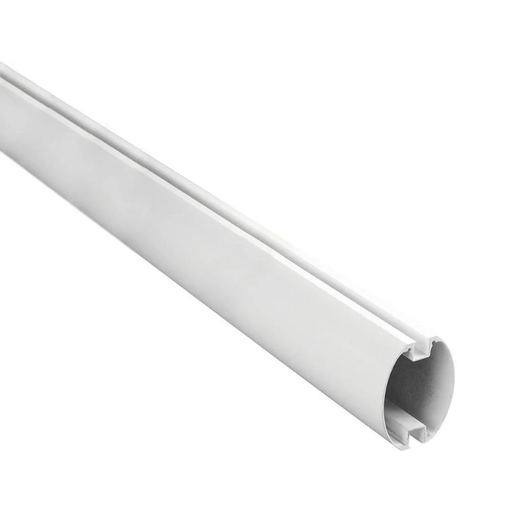 MÂT EN ALUMINIUM PEINT BLANC 69X92X5150 MM. Certifié CE