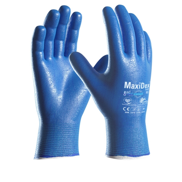 Bâche de protection Gant chimique hybride MAXIDEX 19 007 - 7/S - ATG