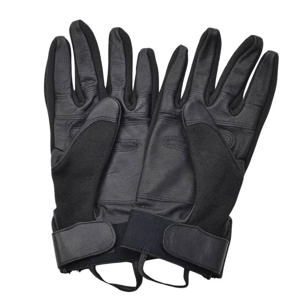 Haute Protection Gants de combat tactiques d'origine de l'armée néerlandaise, paumes en cuir, protection des articulations...