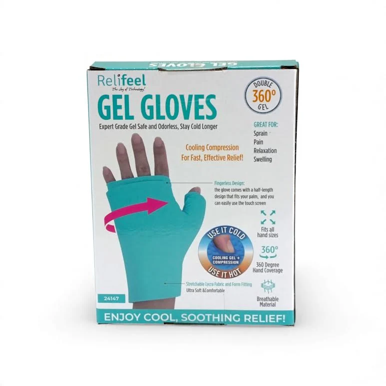 Protection Quad Relifeel Gel Gloves Blue
