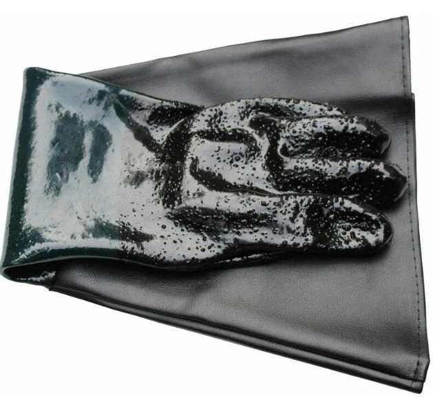 Varan Motors - NESBGS-02 Gants de protection pour opération de sablage / sableuse - Noir pour Motoneige