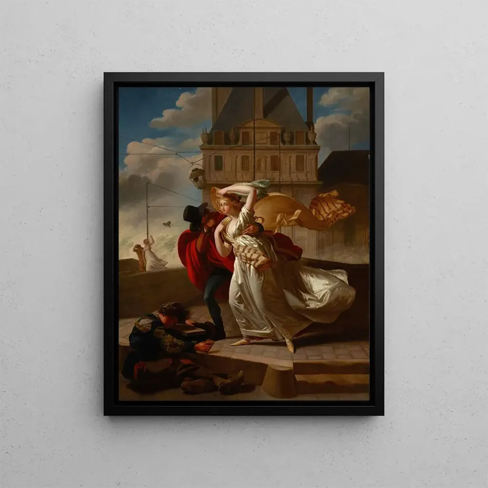 Tableau Coup de vent sur le Pont Royal - Michel Garnier | Reproduction