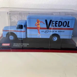 Camion Willème LC 610 bleu HUILES VEEDOL - collection Garage Récent